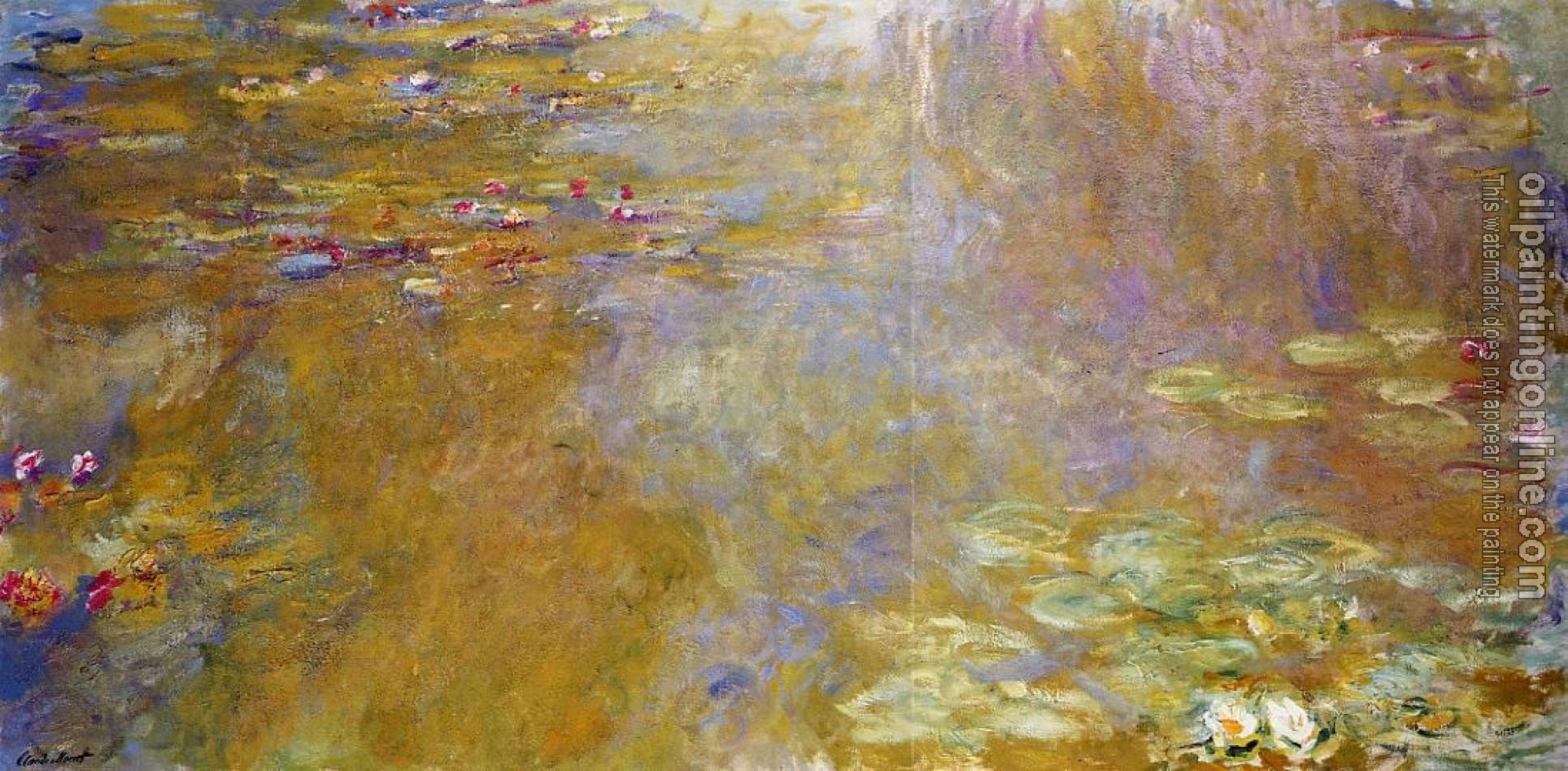 Monet, Claude Oscar - The Water-Lily Pond